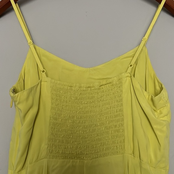 Old Navy Thin Strap mini dress yellow Small Petite - Picture 4 of 9